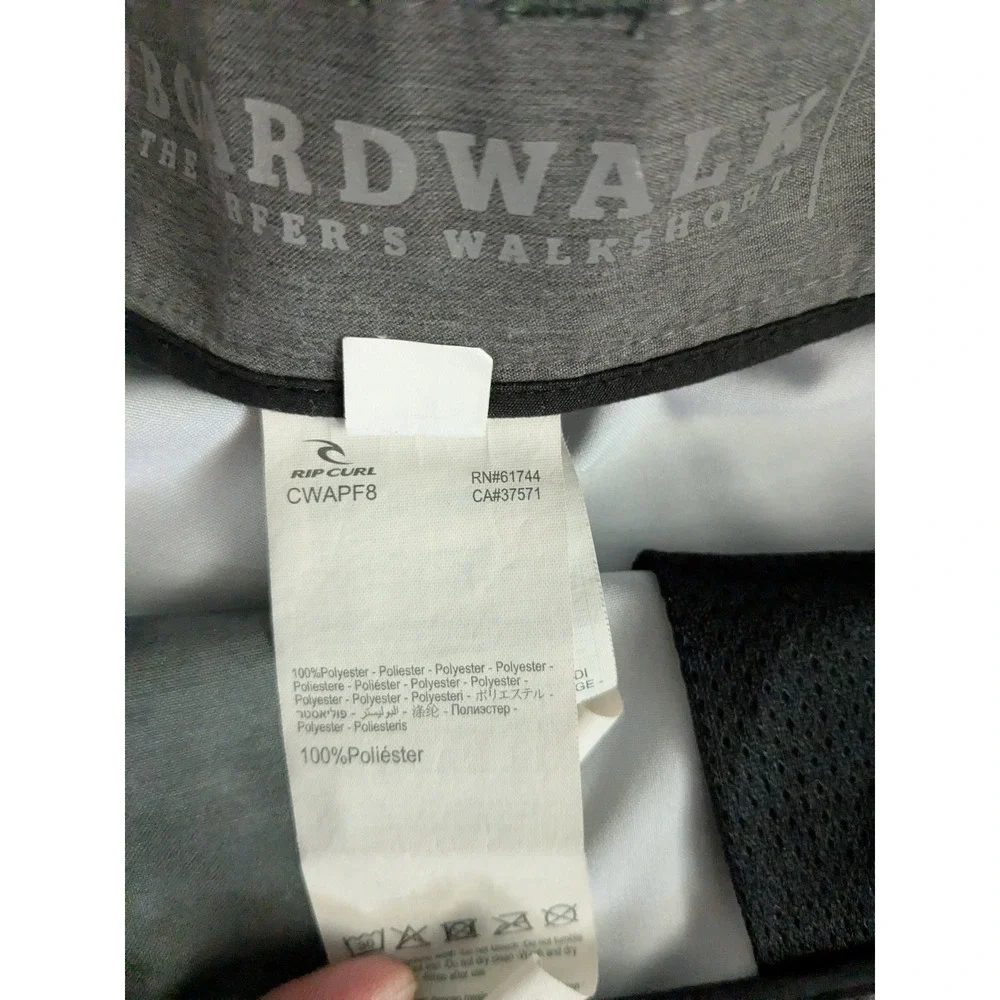 Rip Curl Boardwalk Hybrid Shorts Mens 38 Grey Colorblock Walkshorts CWAPF8